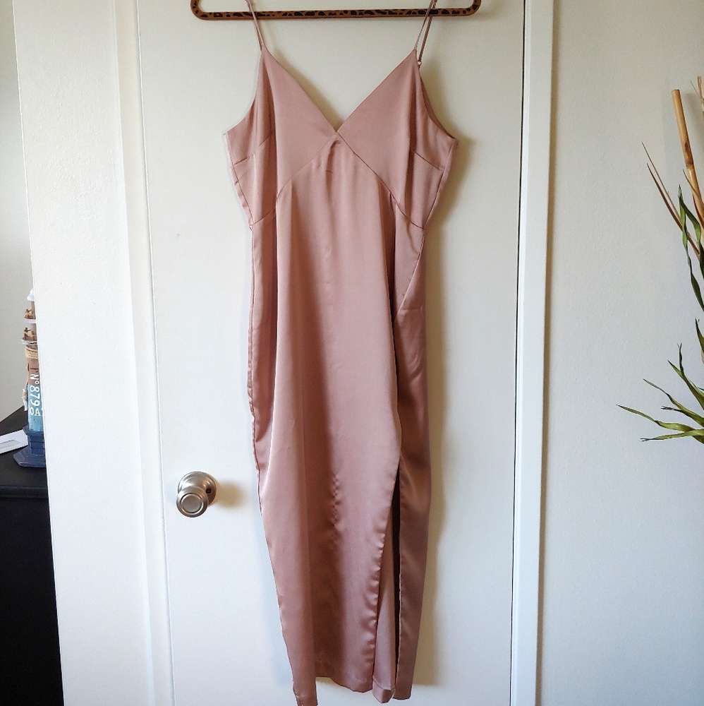 COTTON CANDY LA SATIN DRESS